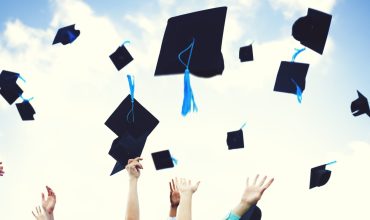 Graduation,Caps,Thrown,Happiness,Success,Concept